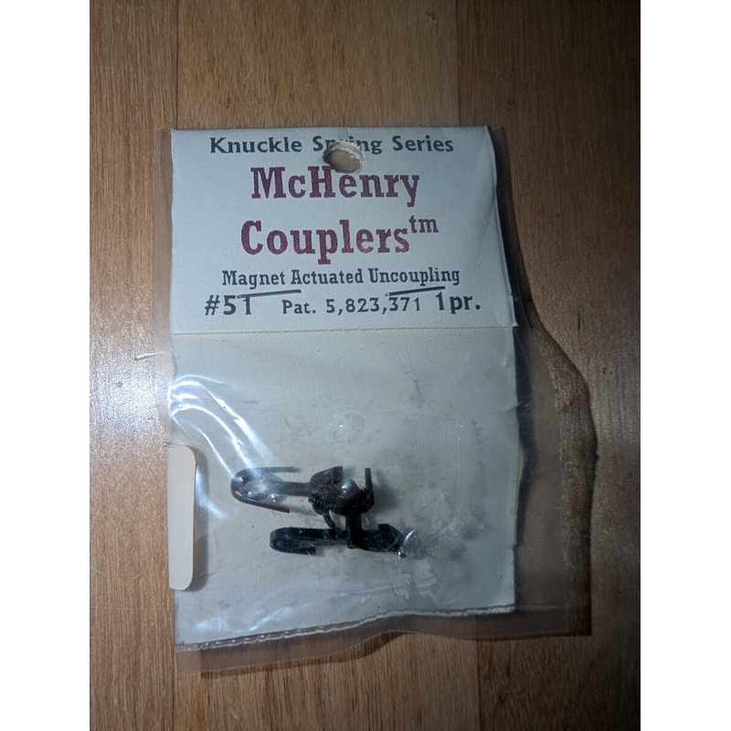 McHenry Couplers 51 HO Scale Magnet Actuated Uncoupling Pair