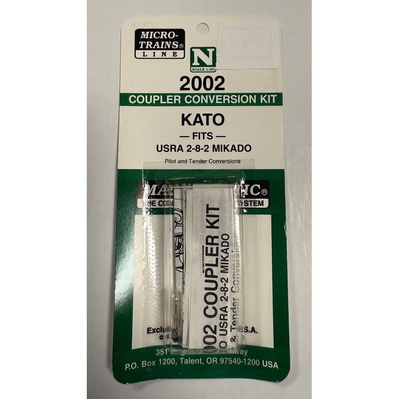 Micro-Trains 2002 N Scale Coupler Conversion Kit Fits: Kato