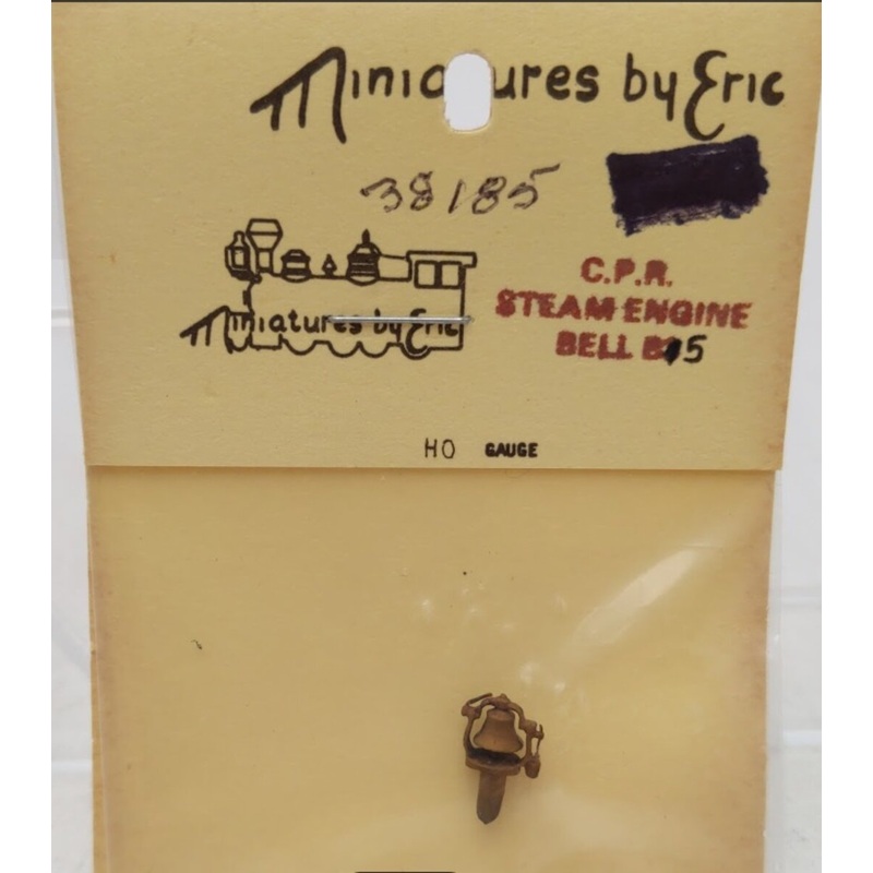 Miniatures By Eric B5 HO Scale C.P.R. Steam Engine Bell Brass Part