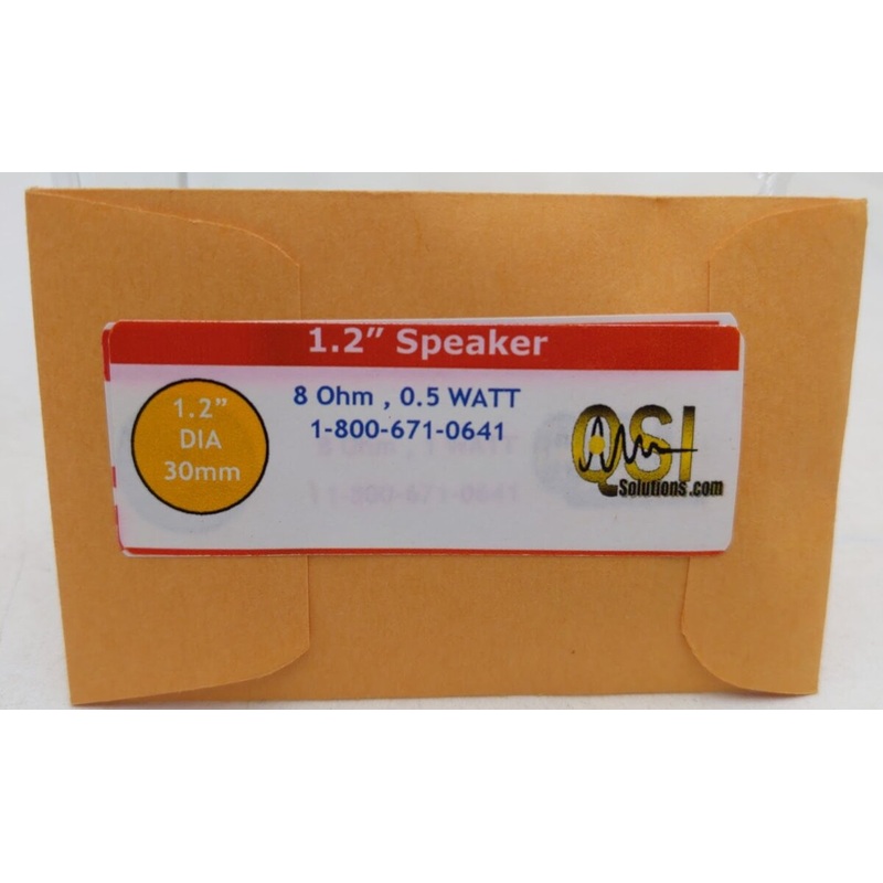 QSI 1-800 1.2 Speaker 8 Ohm, 0.5 Watt 30 mm Dia.
