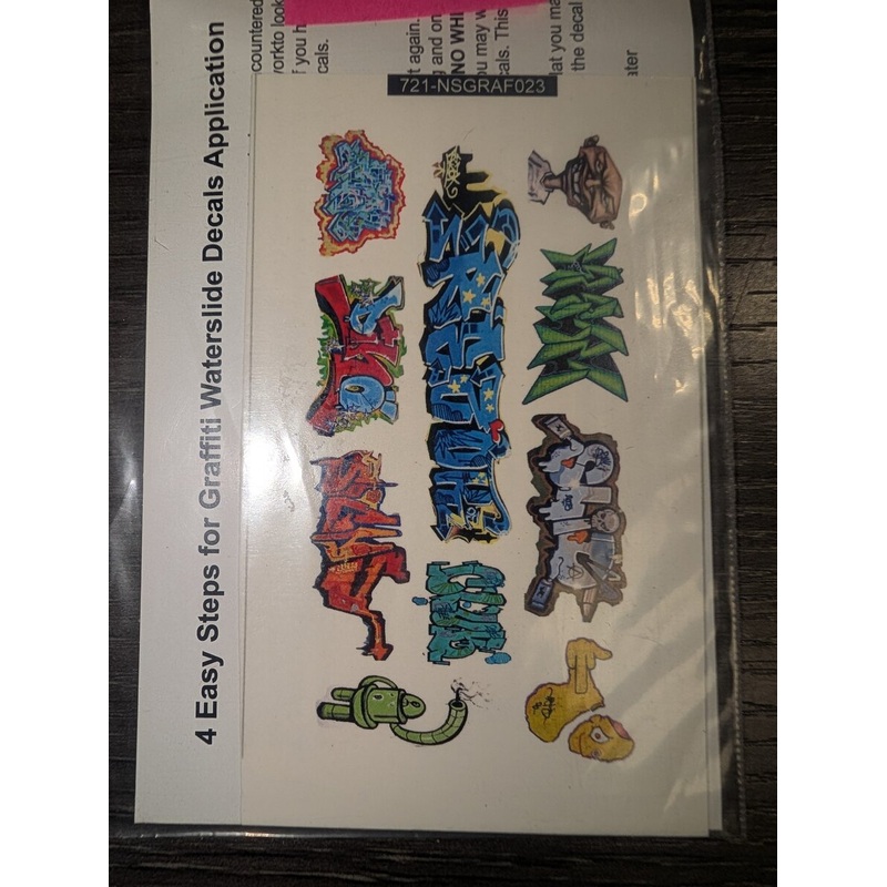 T2 Decals NSGRAF023 N Gauge Custom Graffiti Decals #23