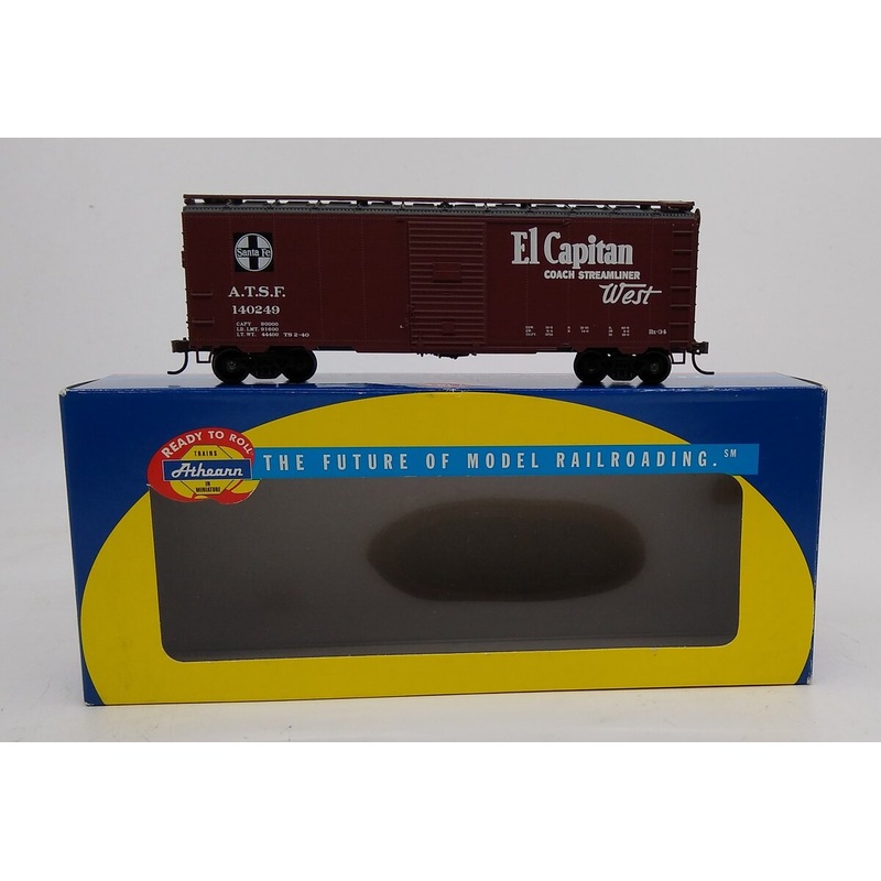 Athearn 70411 Santa Fe 40′ Box Car-Youngstown Door #140249 LN/Box