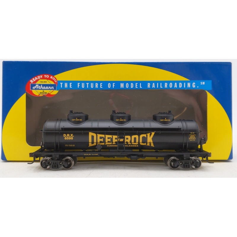 Athearn 73683 HO Deep Rock 3-Dome Tank #6598 LN/Box