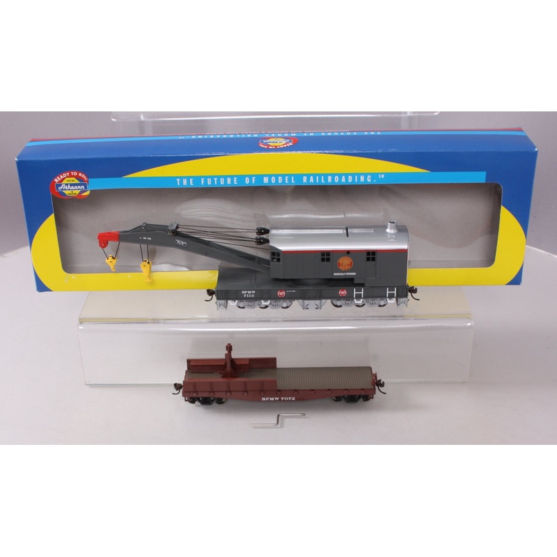 Athearn 75384 HO Scale Southern Pacific 200-Ton Crane with Tender LN/Box