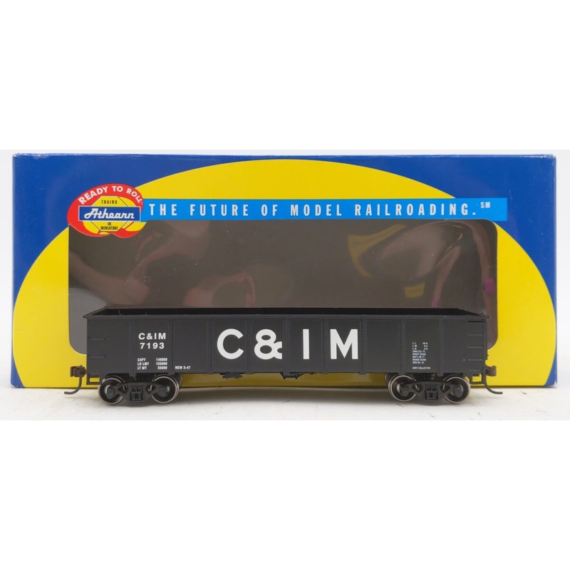 Athearn 94327 HO Chicago & Illinois Midland 40′ Gondola #7193 LN/Box