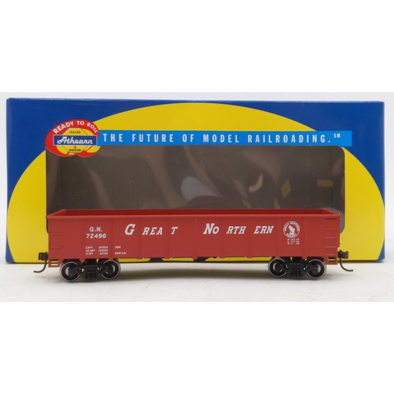 Athearn 94330 HO Scale Great Northern 40′ Gondola #72496 LN/Box