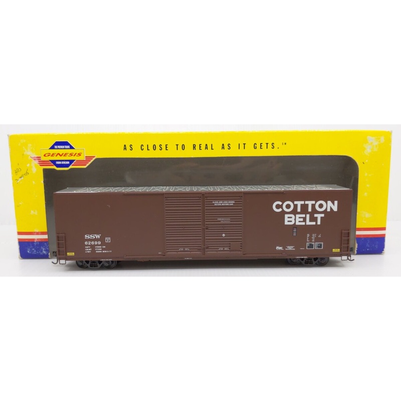 Athearn G4134 HO SSW Cotton Belt 60′ Double Door Boxcar #62699 LN/Box