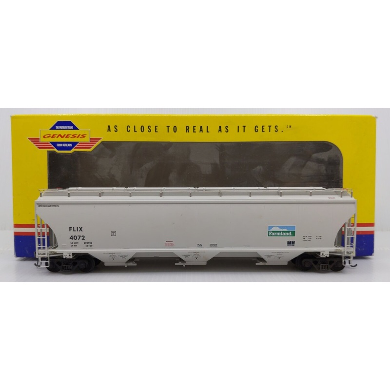 Athearn G4266 HO Farmland Industries Trinity 5161 Cu.Ft. Covered Hopper #4072 EX/Box