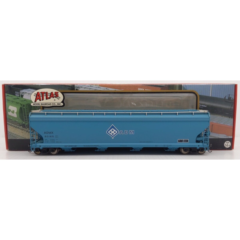 Atlas 20000135 HO Scale ADM ACF 5701 Covered Grain Hopper #80165 LN/Box