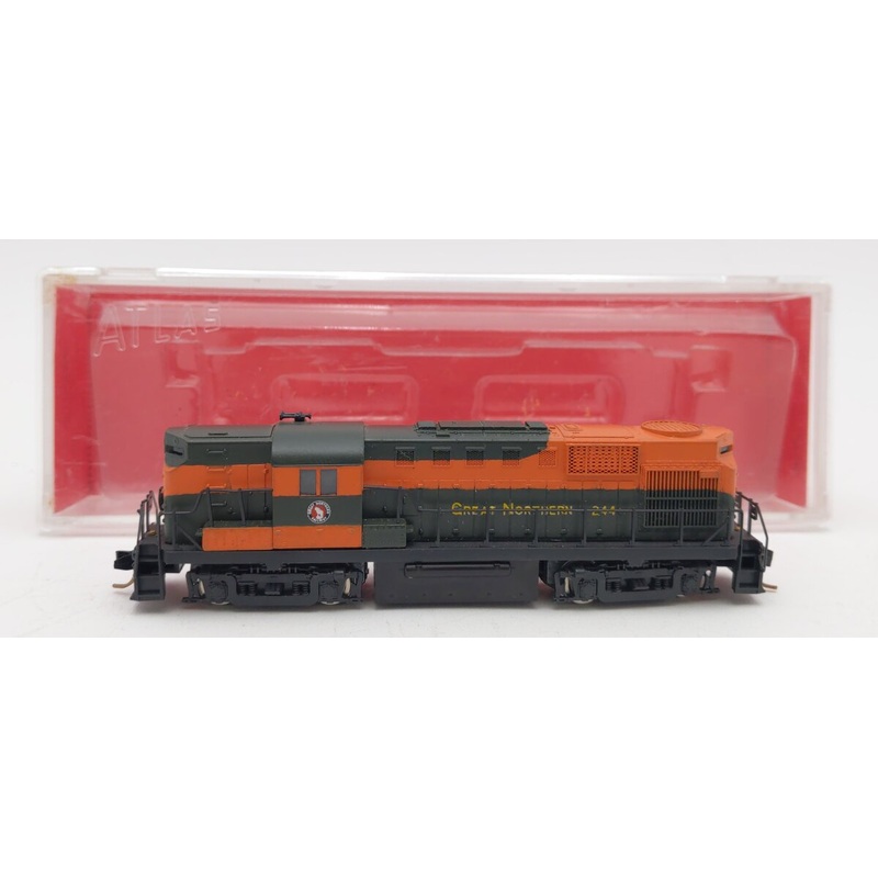 Atlas 4260 N Scale Great Northern RS-11 Diesel Locomotive #244 -Custom EX/Box