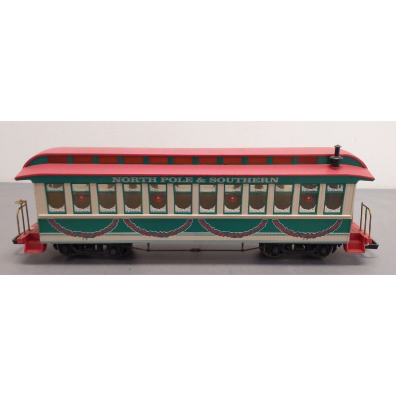 Bachmann G Scale North Pole & Southern Christmas Passenger Car VG