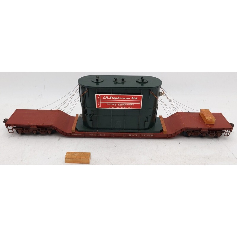 O Scale 2-Rail B.R.L  Electrical Manufacturing Flat Car #270462 -Custom VG