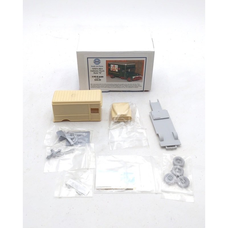 Scale Art Parts OK3 O 1:43 Scale Railway Express Agency Delivery Truck Kit EX/Box