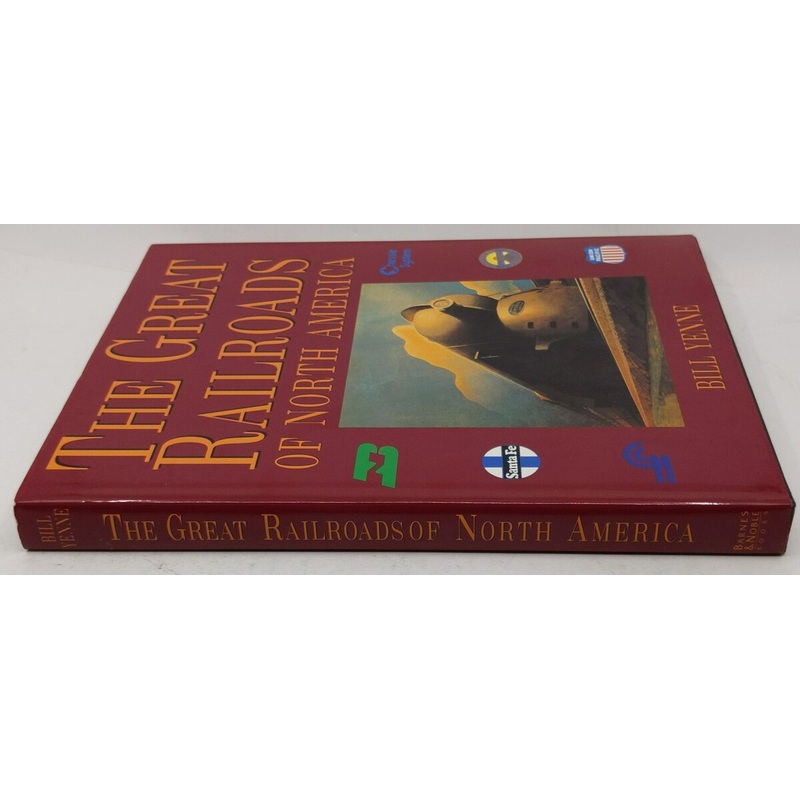 The Great Railroads of North America Hardcover Book By Bill Yenne EX