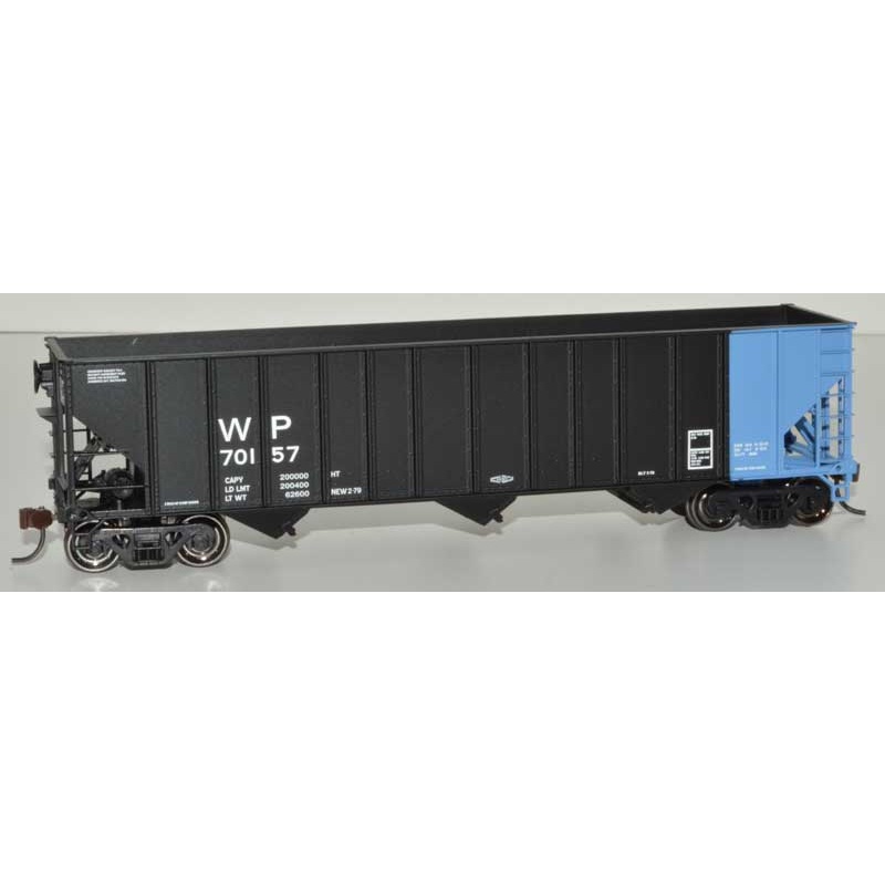 Bowser 41534 HO Western Pacific Blue Rotary End 100 Ton Hopper Car Kits # 70157 NIB