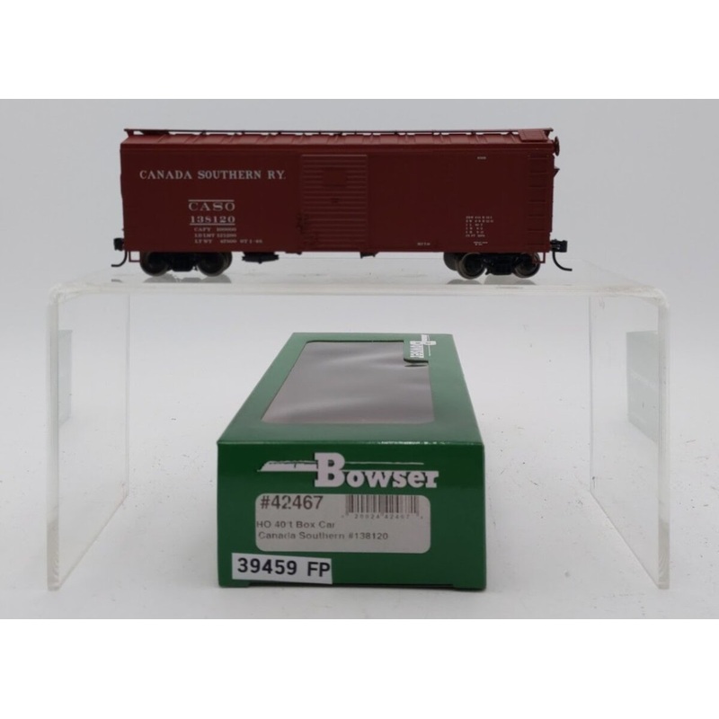 Bowser 42467 HO Canada Southern 40′ Single-Door Steel Boxcar #138120 LN/Box