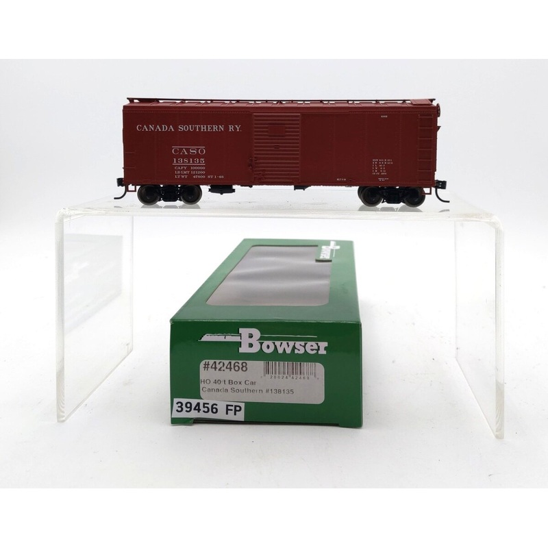 Bowser 42468 HO Canada Southern 40′ Steel Side Boxcar #138135 LN/Box