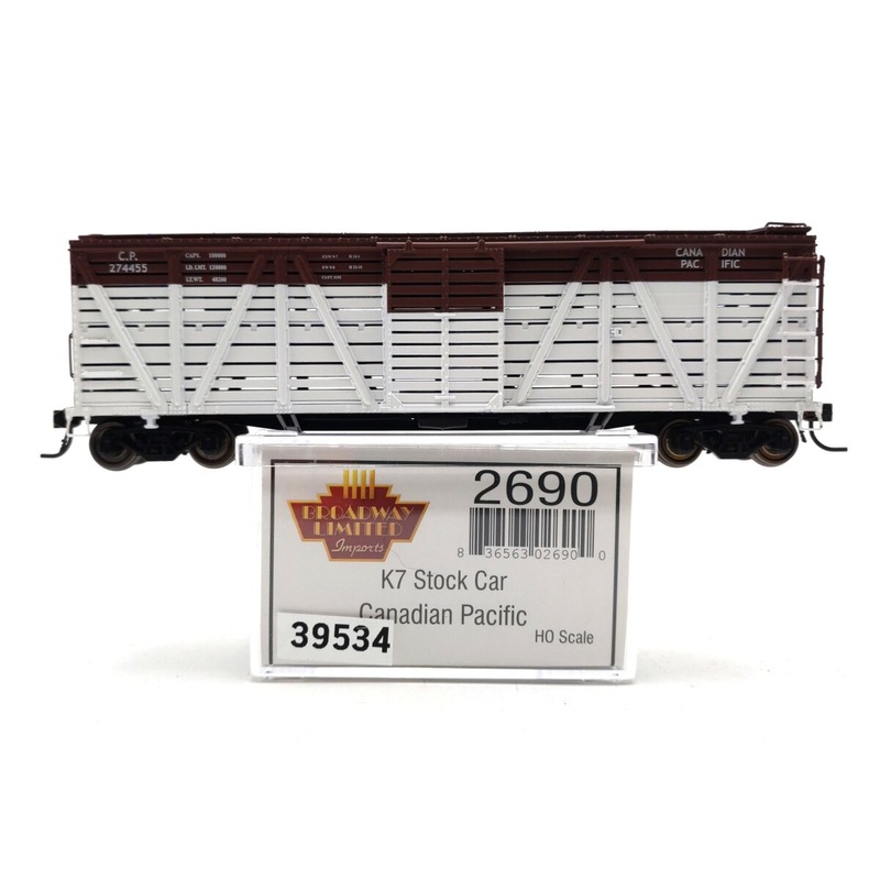 Broadway Limited 2690 HO Canadian Pacific PRR K7 Stock Car No Sound- Paragon2 LN/Box
