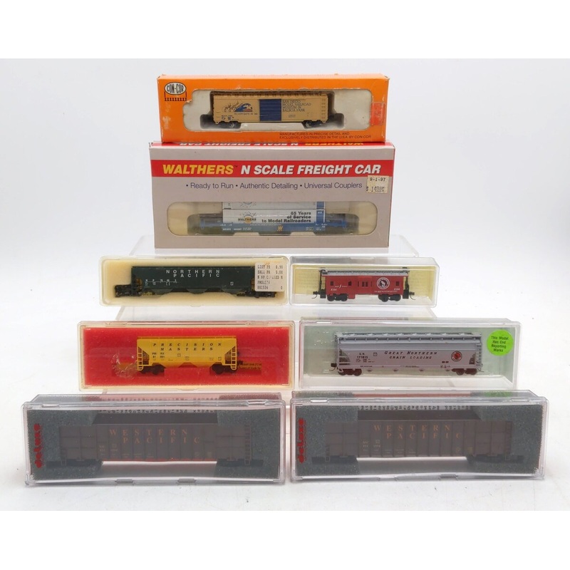 Deluxe Innovations & Others N Scale Assorted Freight Cars [8] LN/Box