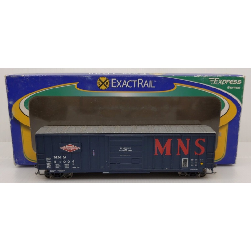 Exact Rail EX-1009-1 HO Scale MNS Custom Gunderson 5200 Cu.Ft. Boxcar #51004 EX/Box