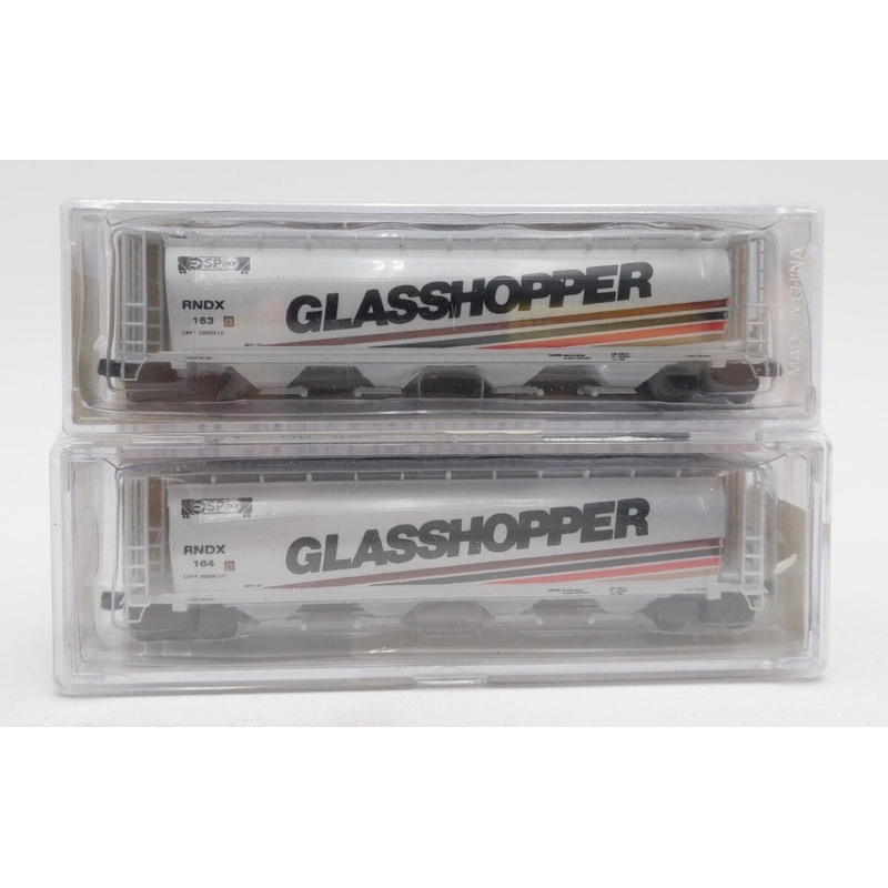 InterMountain 163/164 N Scale Glasshopper 4-Bay Cylindrical Hopper Set MT/Box