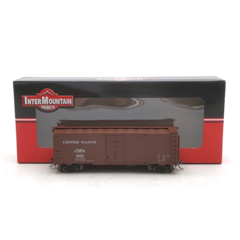 InterMountain 45797-01 HO Scale Copper Range 1937 AAR 40′ Boxcar #4000 LN/Box