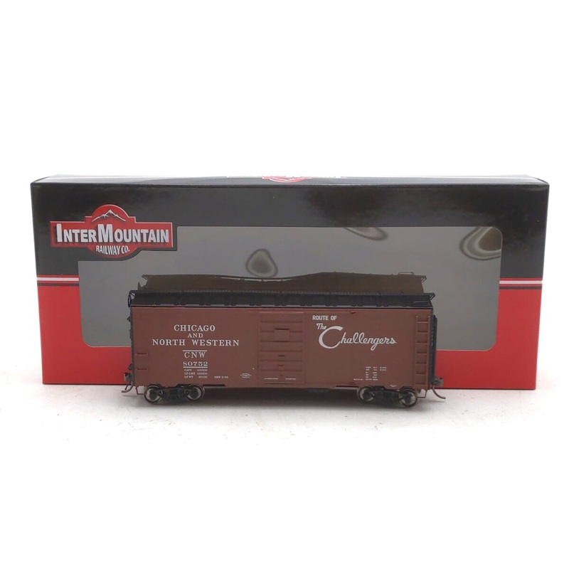 InterMountain 45816-03 HO Scale Chicago & North Western 10′ 6 AAR Boxcar #80752 LN/Box