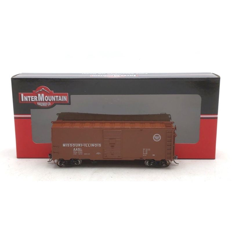 InterMountain 45840-01 HO Scale Missouri Illinois 10’6 1937 AAR Box Car #4251 LN/Box