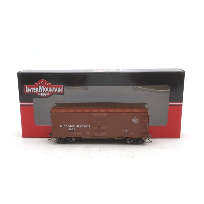 InterMountain 45840-05 HO Scale Missouri Illinois 10’6 1937 AAR Box Car #4270 LN/Box