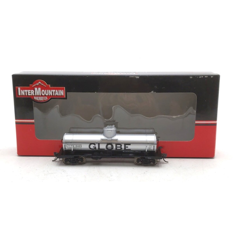 InterMountain 46313-14 HO Scale Globe Oil 8,000 Gallon Tank Car #8423 LN/Box