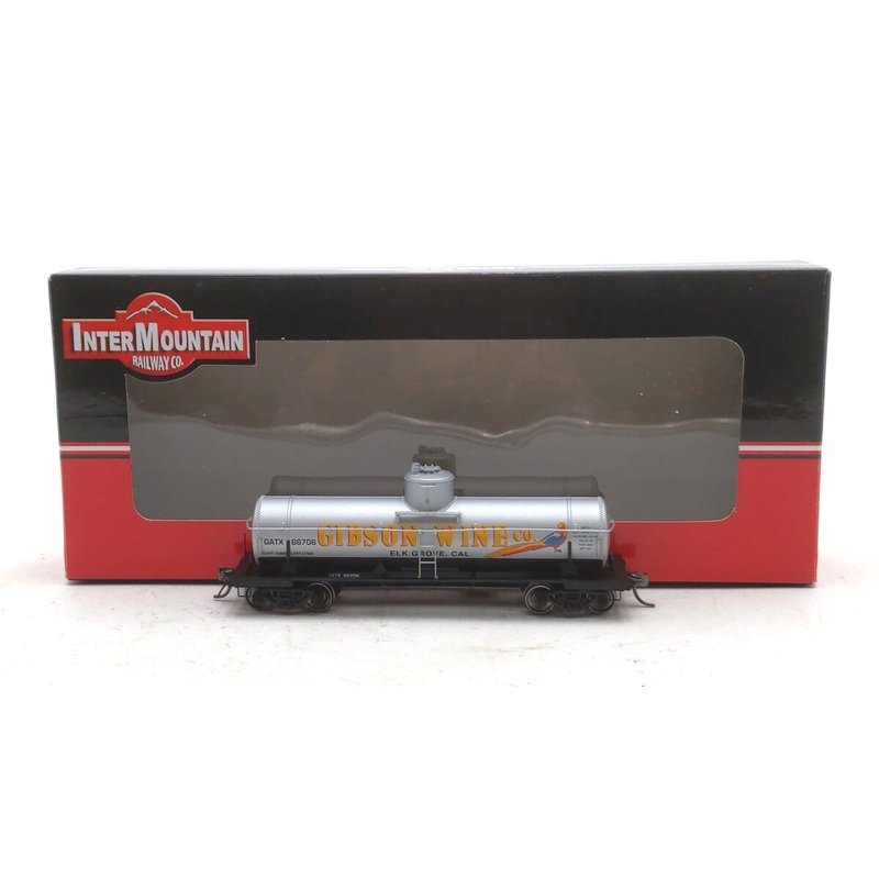 InterMountain 46341-01 HO Scale Gibson Wine Co., Type 27 8k Gal Tank Car #66706 LN/Box