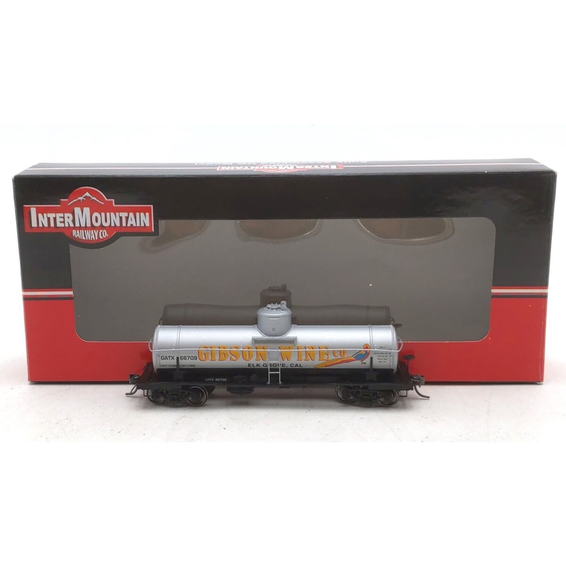 InterMountain 46341-02 HO Scale Gibson Wine Co., Type 27 8k Gal Tank Car #66709 LN/Box