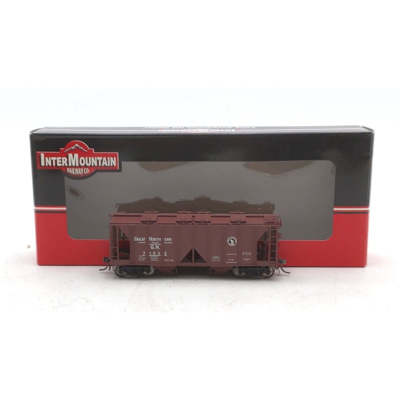 InterMountain 48603-09 HO Scale Great Northern 1958 Cu Ft 2-Bay Hopper #71032 LN/Box