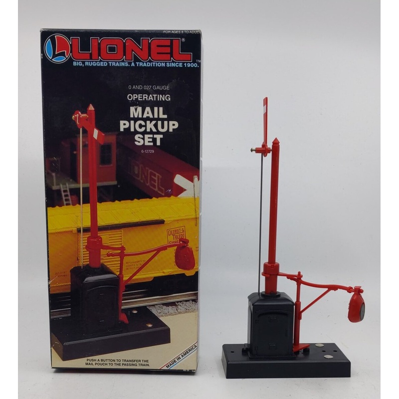 Lionel 6-12729 O Gauge Operating Mail Pickup Set LN/Box