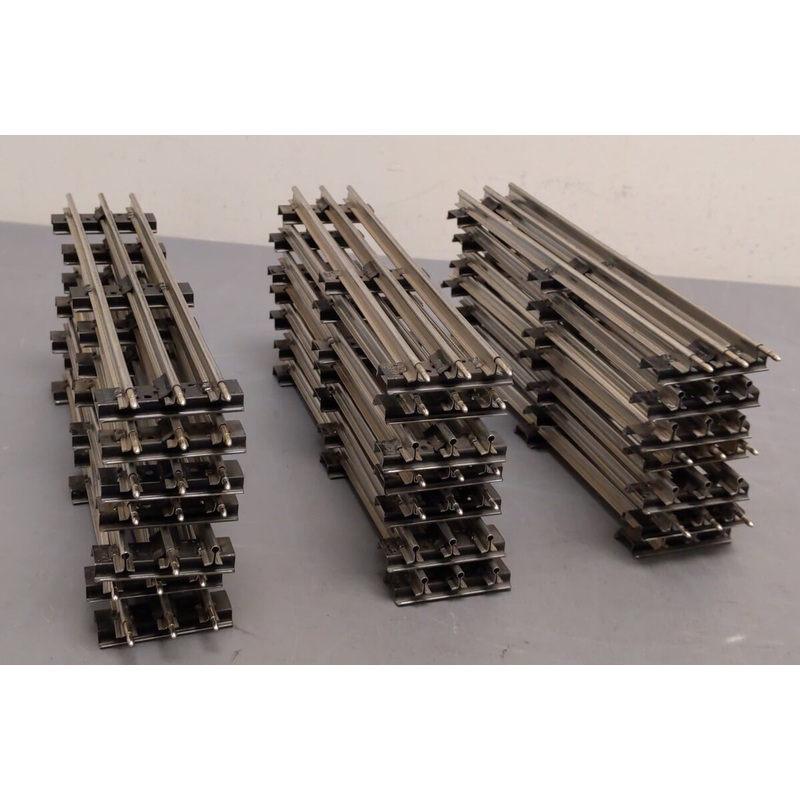 Lionel 6-12840 O Gauge Tubular 10 Insulated Straight Track (21) EX