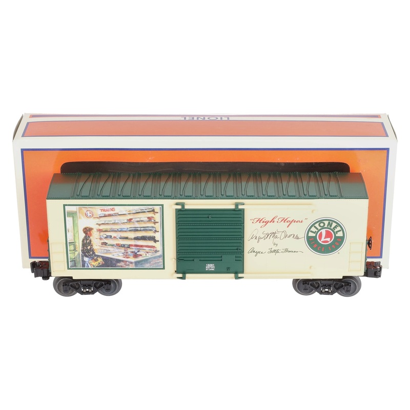 Lionel 6-15091 O Angela Trotta Thomas High Hopes Hi-Cube Boxcar (Autographed) EX/Box
