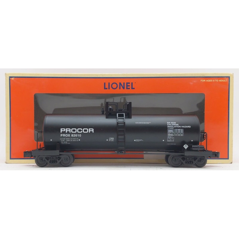 Lionel 6-17969 O Gauge Procor Unibody Tank Car #82610 LN/Box