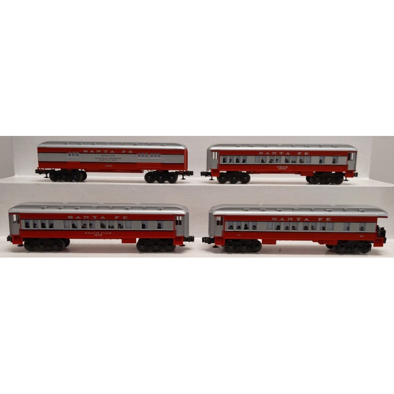 Lionel 6-29081 O AT&SF Baby Madison 4-Pack EX