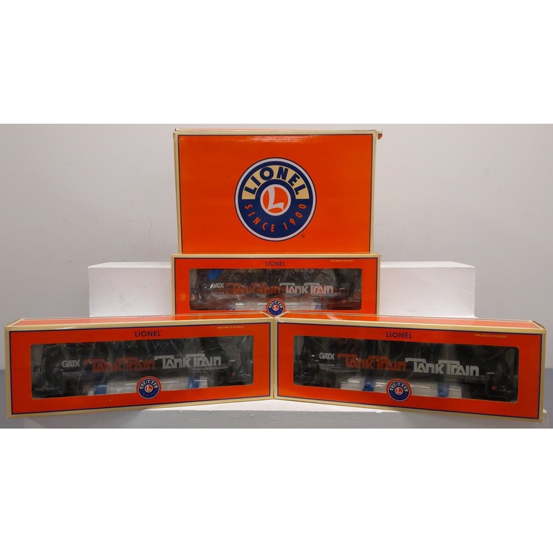 Lionel 6-29765 O GATX TankTrain Oil Can Cars (Set of 3) EX/Box