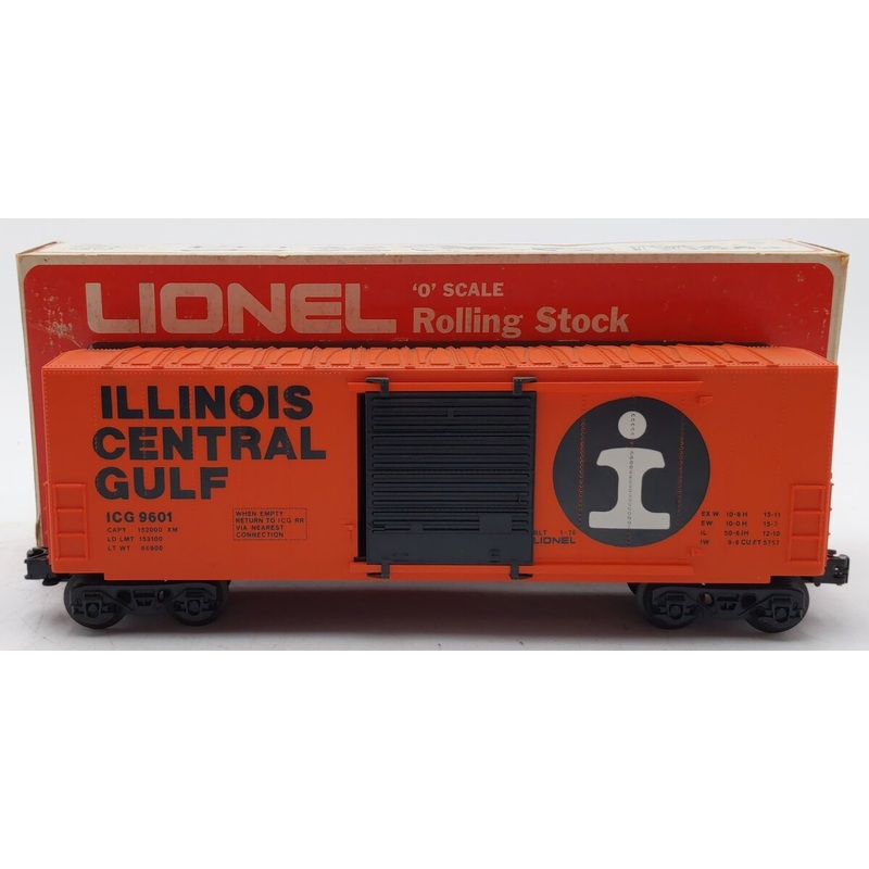 Lionel 6-9601 O Gauge Illinois Central Hi Cube Boxcar EX/Box