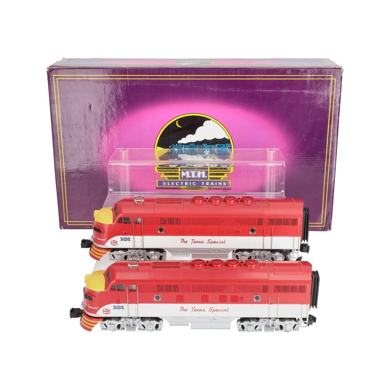 MTH 20-2084-1 O Texas Special F3 AA Diesel Engine Set w/PS1 LN/Box