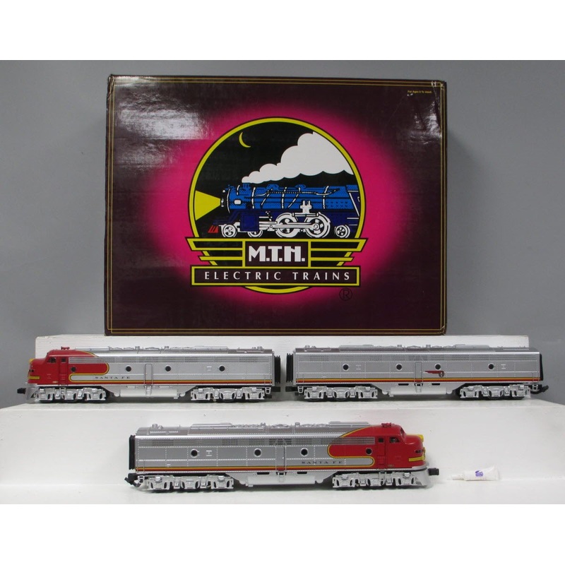 MTH 20-2234-1 O Gauge Santa Fe E-8 ABA Diesel Engine Set w/PS 2.0 LN/Box