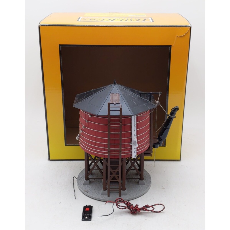 MTH 30-11086 O Gauge Operating Water Tower with Sound EX/Box