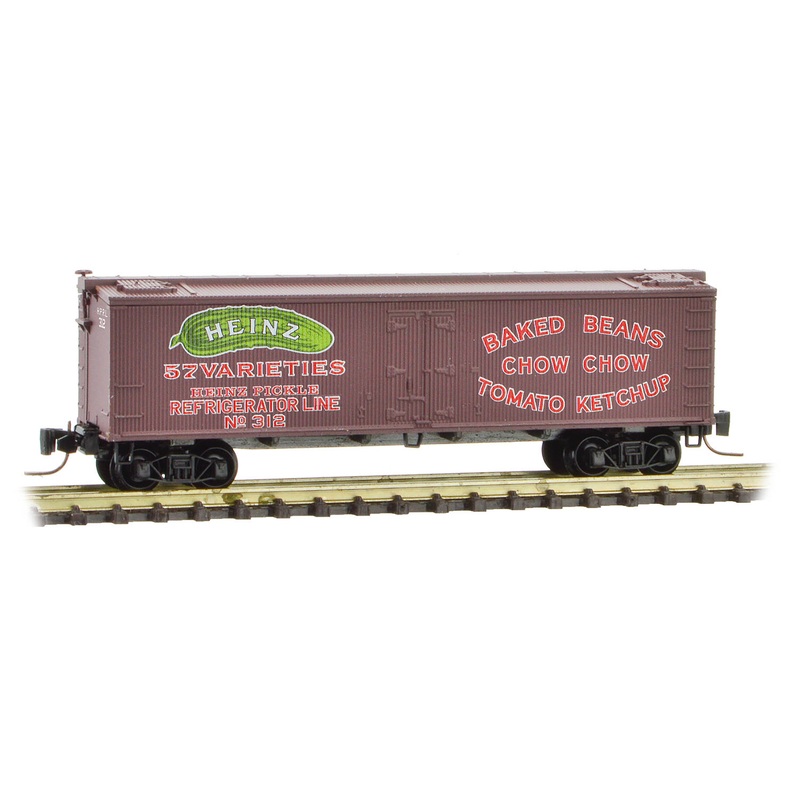 Micro-Trains 51800540 Z Heinz Series #9 40′ Wood Sheathed Ice Reefer #312 LN/Box