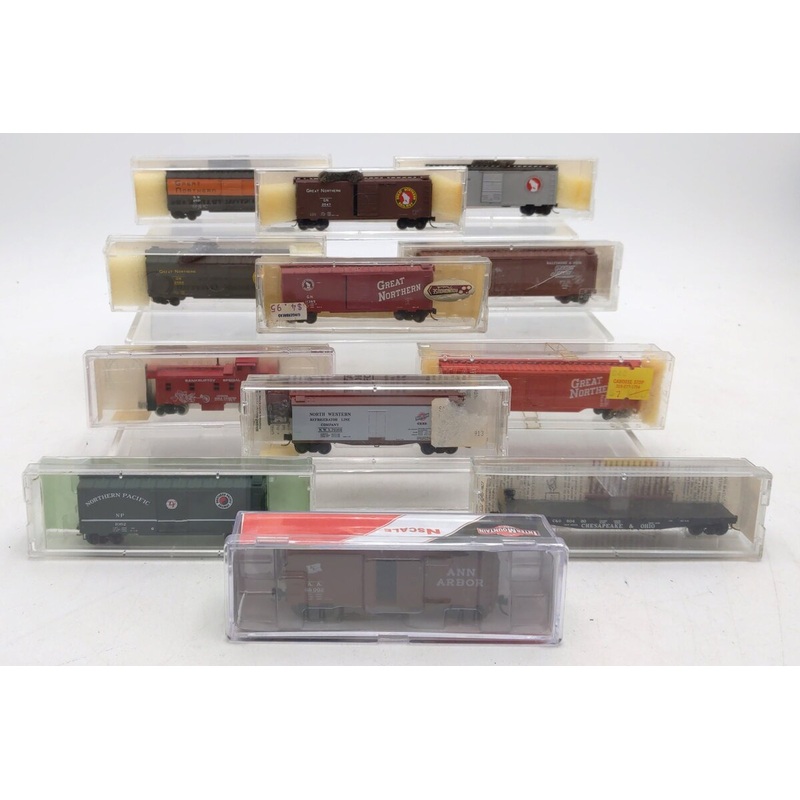 Micro-Trains & Others N Scale Assorted Freight Cars [12] EX/Box