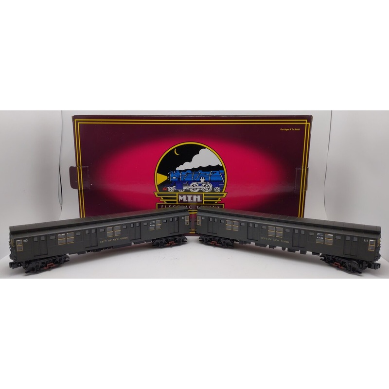 MTH 20-2554-1 O Premier R-1 Subway Passenger Set w/Proto-Sound 2.0 (Set of 2) LN/Box