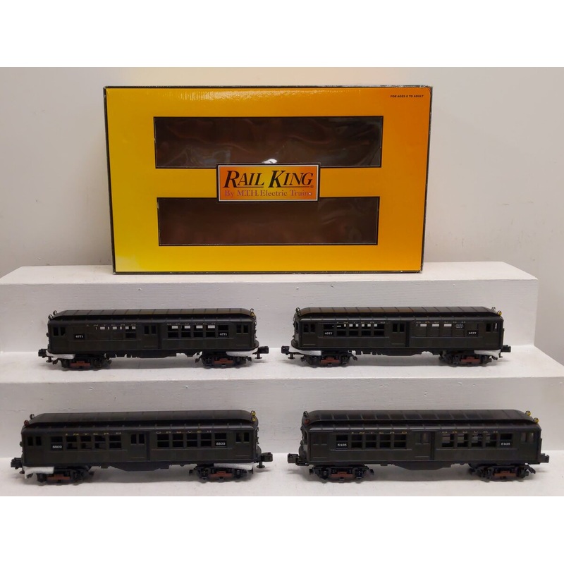 MTH 30-2447-1 O Metropolitan LO-V Subway Set w/PS2 (Set of 4) VG/Box