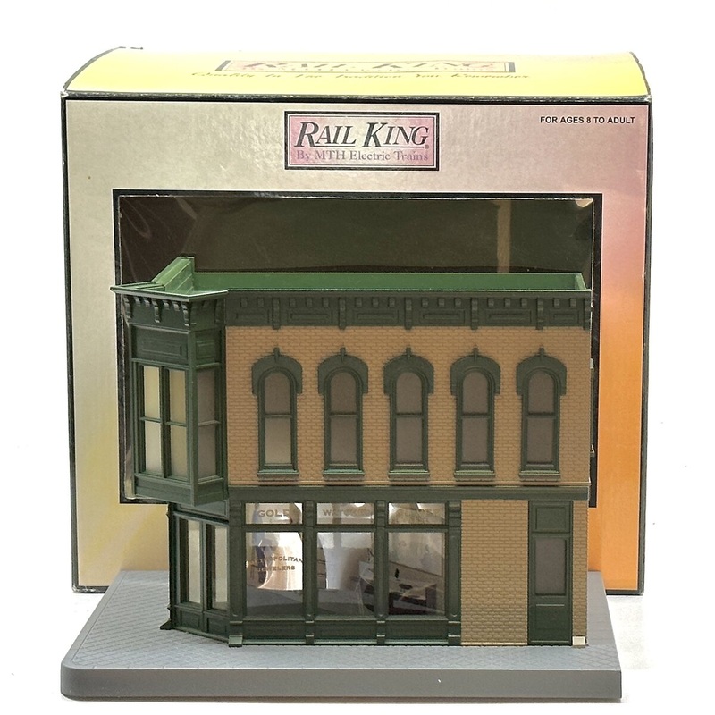 MTH 30-9035 O Gauge Jewelry Store Corner Building EX/Box