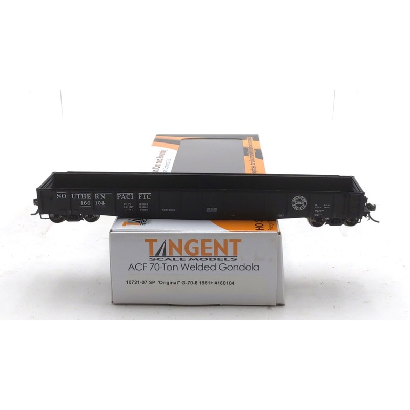 Tangent 10721-07 HO Scale Southern Pacific G-70-8 70 Ton Welded Gondola #160104 NIB