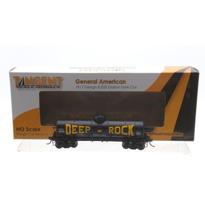 Tangent 19011-04 HO Scale Deep Rock Cushing OK 8K Gallon Tank Car #6523 LN/Box